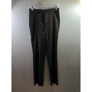 I.L.U. Vtg Y2K Plaid Pants Womens 7 Goth Grunge Punk Boho 90s Poly Blend JcPenne